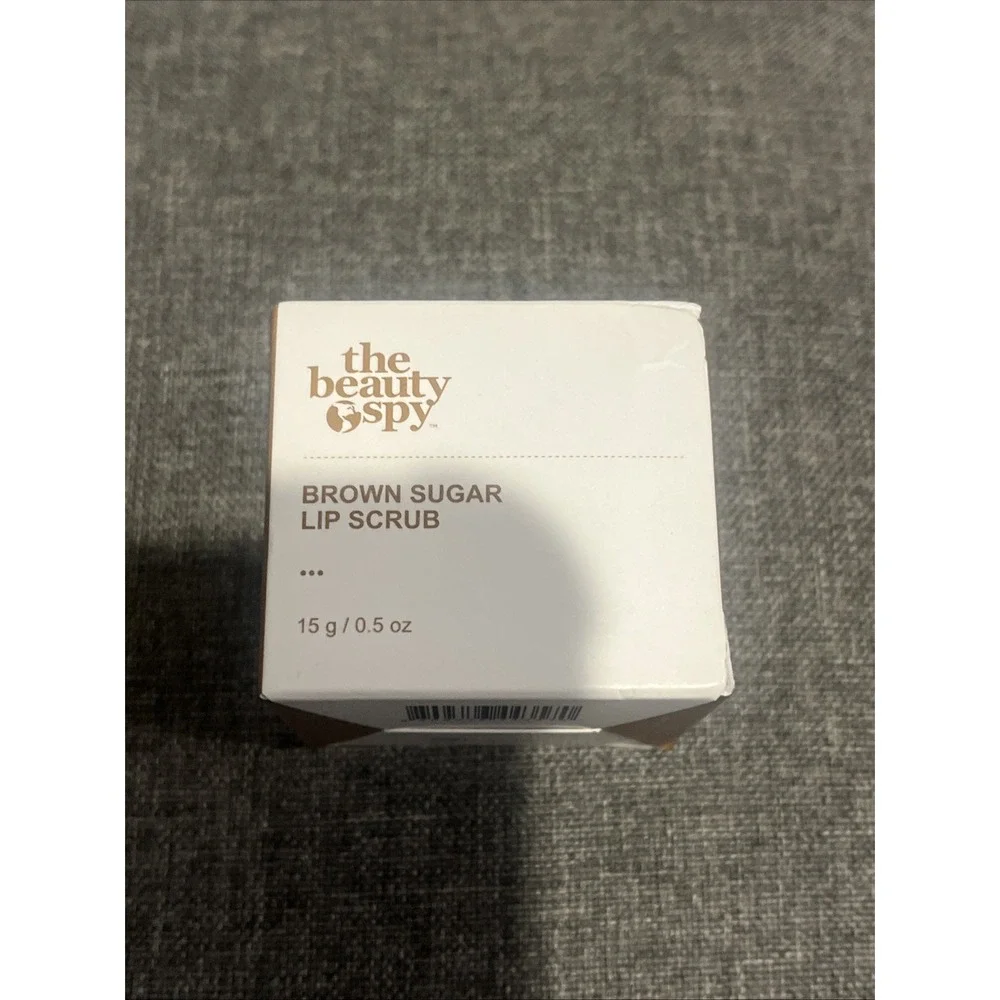 The Beauty Spy BROWN SUGAR Lip Scrub New in box Sealed 0.5 oz Each